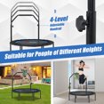 thumbnail image 4 of Costway Trampoline de Mise en Forme Pliable et Ajustable de 40 Pouces avec Bandes de Résistance, Gym à Domicile, 4 of 7