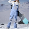 thumbnail image 4 of TIMIFIS Femmes et Hommes Snow Salopette Ajustable Pantalon Salopette Résistant à l'Usure Randonnée Escalade Pantalon de Ski Isolé avec Poches, 4 of 4