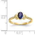 thumbnail image 2 of Bague en Or Jaune 10K avec Diamant Saphir, 2 of 2