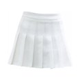thumbnail image 1 of Jupe de Tennis pour Femmes et Filles Blanche Taille Haute à Carreaux Patineuse Évasée Plissée Mini Robe m Minuit, 1 of 6