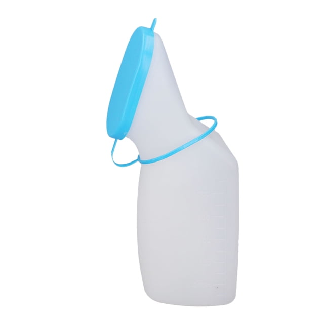 Bouteille d'Urine, Urinoir Réutilisable Anti-Déversement pour Patient pour Voyage 1000 ml Femme