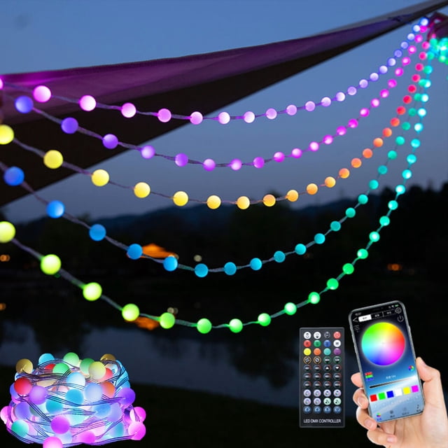 Matoen12 Smart LED Strip Lights Smart Leather Line Bar Colors with App Control and Music Sync LED Lights for Bedroom Kitchen TV Party
