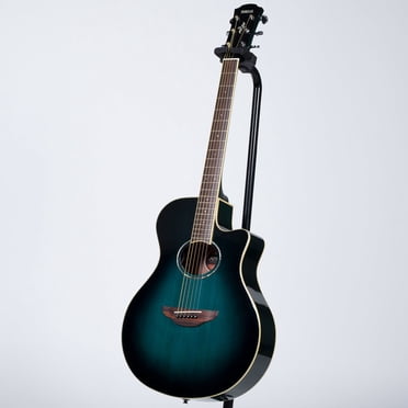 Yamaha APX600 Thinline Cutaway Acoustic-Electric Guitar - Oriental Blue Burst