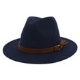 thumbnail image 1 of Fedora Adjustable Breathable Felt Men Vintage Style Hat for Hiking, 1 of 9