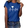 thumbnail image 1 of Birdeem Unisex T-Shirt Printed Pattern Casual Fashion Soild Color Short Sleeve Tops, 1 of 7