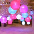 thumbnail image 3 of Light Ball Cotton Decoration String Light Hanging String Lamp for Party Wedding  3pcs Batteries  Flashing  Green, 3 of 10