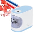 thumbnail image 4 of Electric Pencil Sharpener, Automatic Pencil Sharpener Non-slip Base Large-capacity Shaving Trough  For 6~8mm Diameter Pencil Blue, 4 of 8