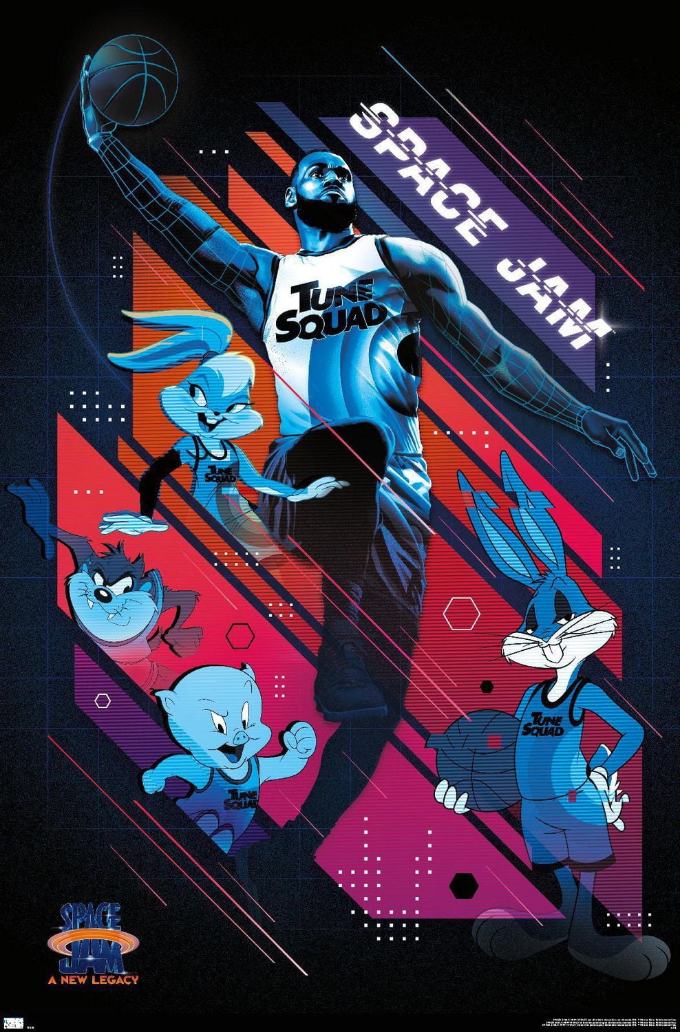 Space Jam: A New Legacy - Starters Wall Poster, 22.375" x 34"