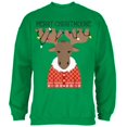 thumbnail image 1 of Christmas Merry ChristMoose Moose Mens Sweatshirt, 1 of 1