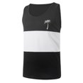 thumbnail image 3 of LOVZFMLL Tank Tops for Men Casual Fashion Patchwork Print Pullover Round Neck Sports Tank, 3 of 3