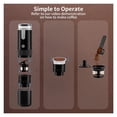 thumbnail image 4 of Machine à Café Portable Cafetière Électrique Cafetière à Capsules de Café Moulu Compatible avec Poudre de Café et Capsules de Café,Portable, 4 of 5
