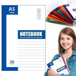 HUASHENG Composition Règle large du carnet 1Pack 30\40feuilles A5 Guides de taille pour les carnets scolaires pour les cahiers à grande échelle