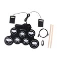 thumbnail image 4 of Tachiuwa Hand Roll Drum Set Electronic Percussion Instrument Portable Electronic Drum, 4 of 9