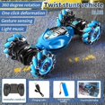 thumbnail image 4 of Voiture Jouet à Capteur de Gestes 4WD, Véhicule Tout-Terrain à Rotation Double Face avec Retournement à 360°, 4 of 5
