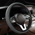 thumbnail image 1 of Dvkptbk Summer Steering Wheel Cover, Rhinestone Steering Wheel Cover with Crystal Diamond for Women, Sparkling Car Wheel Protector Universal Fit 14-15 Inches Steering Wheel Covers Car Accessories, 1 of 7