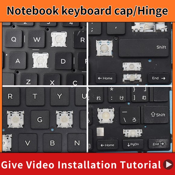 Replacement Keycap Key cap &Scissor Clip&Hinge For DELL XPS 15 9550 9560 9570 5510 M5510 Russian DLM14L23SUJ442 0HPHGJ Keyboard 2 Keycap