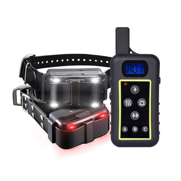 GROOVYPETS Collier d'Entraînement à Distance Ultra Range pour 2 Chiens de 2400 Yards, Sans Aboiement, Rechargeable et Imperméable
