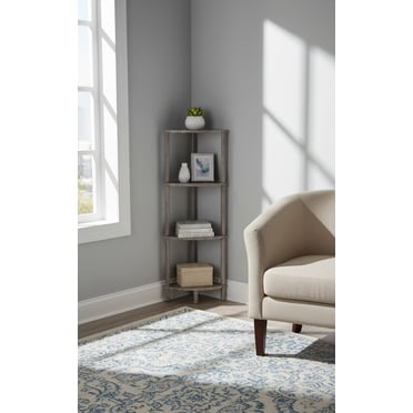 4-Tier Corner Shelf Storage Easy TurnAssmebly