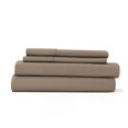 thumbnail image 1 of Linen Market Ensemble de Draps de Luxe à Poches Profondes 4 Pcs, California Très Grand, Taupe, 1 of 10