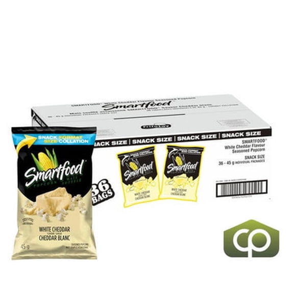 Smartfood Snack Popcorn White Cheddar 36/45 GR