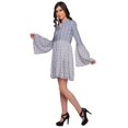 thumbnail image 3 of Moomaya Robe à Manches Longues Évasées pour Femmes, Décontractée, Imprimée, d'Été, Plissée, Kurta, 3 of 6