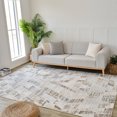 thumbnail image 1 of Rug Branch Nomad Abstract Indoor Area Rug, Beige Brown, Modern - Living Room, Bedroom, Dining Room, and Kitchen, 1 of 5