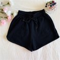thumbnail image 1 of Mefallenssiah Womens Plus Size Comfy Drawstring Casual Elastic Waist Pocket Loose Shorts Pants, 1 of 3