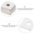 thumbnail image 2 of FRCOLOR plaster washers 10pcs Square Flat Washers Plaster Washers Heavy Duty Plate Fastener Washers,0.98"X0.98"X0.08", 2 of 5