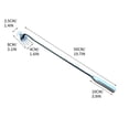 thumbnail image 2 of Wzzjkit Weed Puller Tool Gardening Rake Removal Manganese Steel Small Size Hand Holding Loosening Digging Planting Vegetable Flower Hoe Weed Remover Tool, 2 of 4