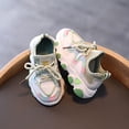 thumbnail image 4 of B91xZ Garçons Filles Espadrilles pour Bébé à Enfiler Chaussures de Course Athlétiques, Vert 6, 4 of 5