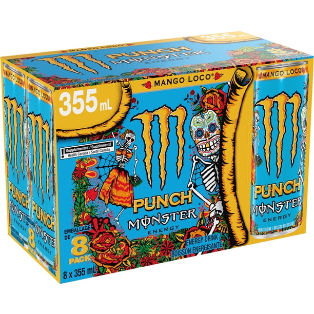Monster Energy Juice Mango Loco Cans 8x355ml - Walmart.ca