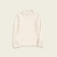 thumbnail image 2 of Diufon Toddler Baby Long Sleeve Tops High Neck Ruffled Hem Basic Bottom Clothes Fall Winter Warm Blouse, 2 of 4
