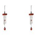 thumbnail image 1 of mmirethe Plusieurs Styles et Couleurs Carillons Éoliens pour Grand Application Style Unique Pendentif Carillon Éolien Rouge 2 Ensembles, 1 of 6