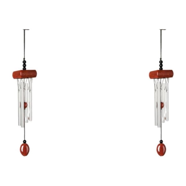 mmirethe Plusieurs Styles et Couleurs Carillons Éoliens pour Grand Application Style Unique Pendentif Carillon Éolien Rouge 2 Ensembles