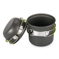 thumbnail image 2 of 2pcs Outdoor Cookware Camping Pans and Pots Cook Set Hiking Backpacking Picnic Cooking Tool, 2 of 8