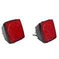 thumbnail image 2 of LED Square Trailer Light,Pair LED Square Lights Trailer Tail Brake Light VLED Trailer Light Leading Edge Technology, 2 of 14