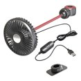 thumbnail image 1 of SDNall Versatile Car Seat Hook Fan with Rotating Light, Portable Fan for Cooling Back Seat Passengers in Vehicles and SUVs, Adjustable with Quiet Operation, 1 of 9