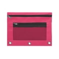 thumbnail image 4 of SPOORYYO 12PC B5 Eyelet Binder File Bag with Double Zipper Pen Pouch and Three Holes for Office Storage, 4 of 9
