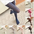 thumbnail image 3 of Femmes Aguichant Rétro Mince Transparent Dentelle Sculptée Bas Collants Ajourés Chaussettes Collants Bas Collants Taille Unique, 3 of 4