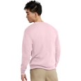 thumbnail image 2 of Hanes Mens EcoSmart Fleece Crewneck Sweatshirt, M, Pale Pink, 2 of 5