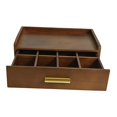 thumbnail image 3 of Elodie Tea Bags Box Container Modern Multifunctional Divided for Drawer Bar Kitchen white, 3 of 8
