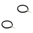 thumbnail image 3 of Baohd Stylish And Comfortable Beaded Bracelets For Wear Gift Cross Pendant Bracelets black 2Set, 3 of 6