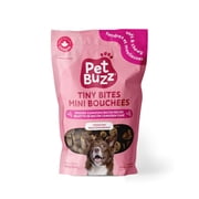 Pet Buzz Tiny Bites, All-Natural Dog Training Treats, Soft & Chewy, Smoked Canadian Bacon Recipe, 150g, 400g and 800g, Made in Canada