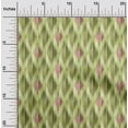 thumbnail image 2 of oneOone Velvet Lime Green Fabric Ikat Craft Projects Decor Fabric Printed By The Yard 58 Inch Wide, 2 of 4