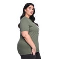 thumbnail image 4 of Lane Bryant Women'S Plus Crew-Neck T-Shirt, 4 of 6