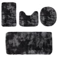 thumbnail image 2 of Ycandiee Bathroom Mat Set, Bathroom Rug Set 4 Piece, Soft Absorbent Microfiber Bath Mats and U-Shaped Contour Toilet Rug, Non-Slip, Machine Wash Dry, Plush Shaggy Bath Mats for Bathroom, 2 of 7