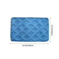 thumbnail image 3 of Dvruxg Thickened Absorbent Bathroom Mat – Non-Slip Soft Velvet Floor Rug for Toilet, Restroom & Bedroom, Easy-Care Polyester Door Mat with Anti-Slip Backing, 3 of 5