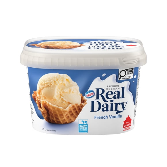REAL DAIRY French Vanilla Premium Ice Cream, 1.5 L