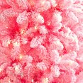 thumbnail image 4 of Holiday Time pin Cambridge rose floqué pré-éclairé de 1,98 m, rose, 4 of 6