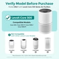 thumbnail image 2 of Fil-fresh Core 300 Replacement Filter Compatible with LEVOIT Air Purifier HEPA White 2-Pack, 2 of 11